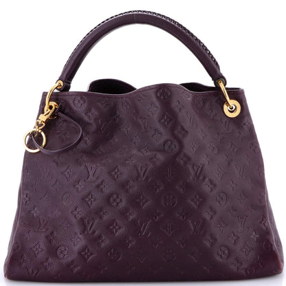 Louis Vuitton Artsy Handbag Monogram Empreinte Leather Mm