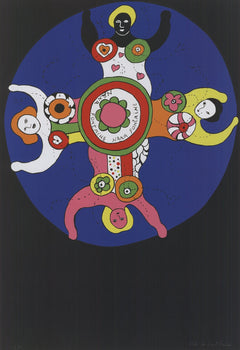 Niki De Saint Phalle Study For Nana Fountain (Black) 