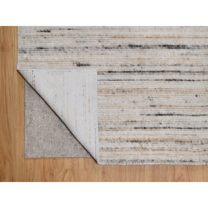 8'1"X10'1" Ivory Modern Design Indoor Outdoor Rug Hand Loomed Oriental