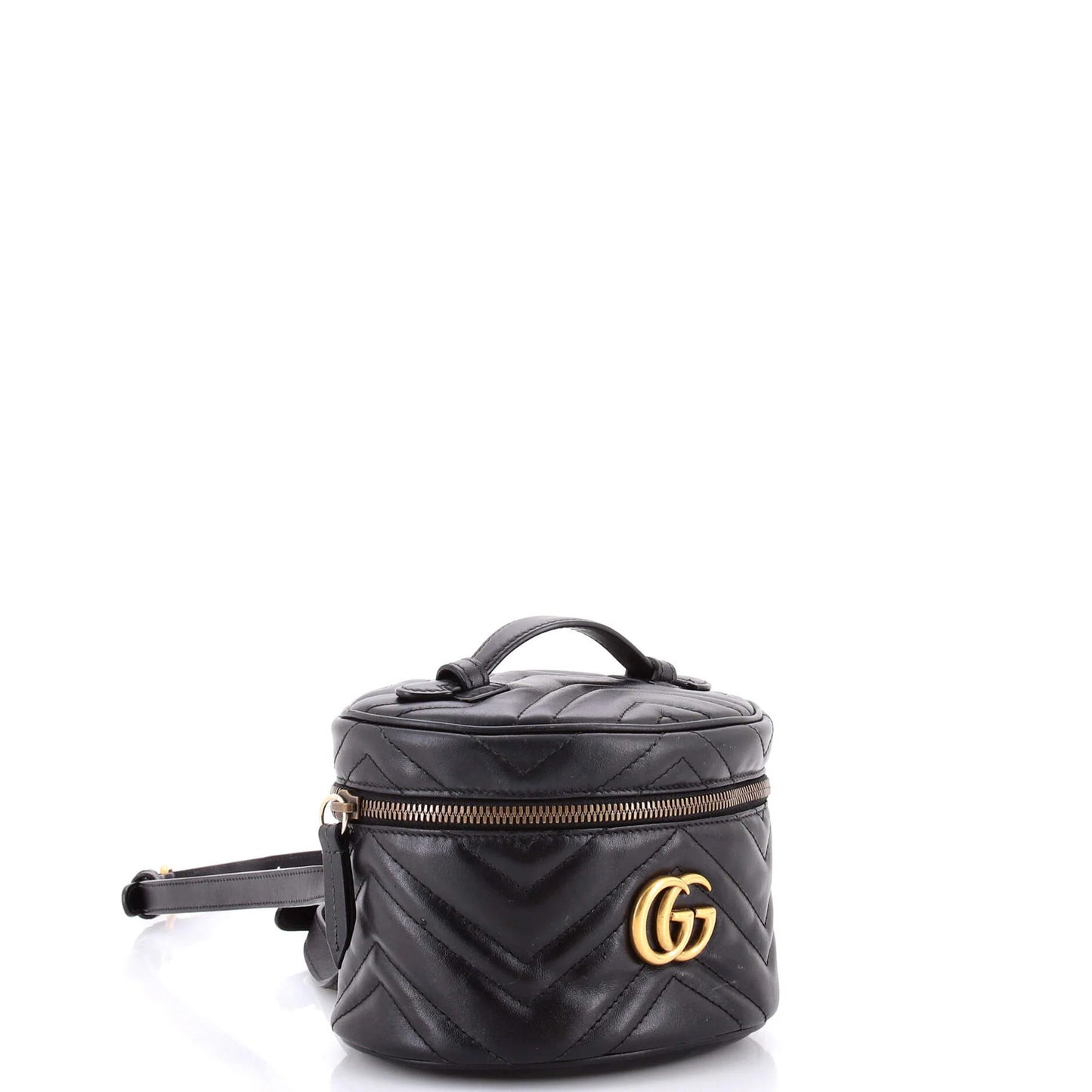 Gucci Gg Marmont Vanity Backpack Matelasse Leather Mini
