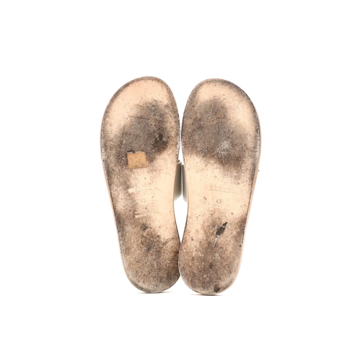 Hermes Men'S Izmir Slide Sandals Leather