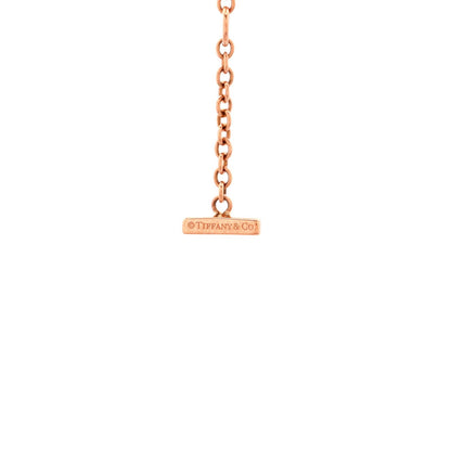 Tiffany & Co. T Smile Chain Bracelet 18K Rose Gold Medium