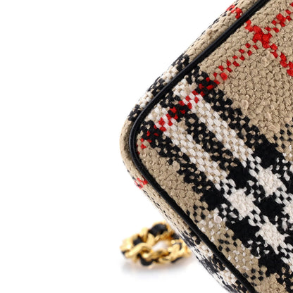 Burberry Lola Shoulder Bag Vintage Check Tweed Small
