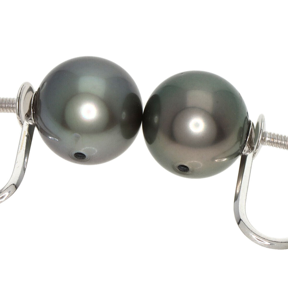South SeaPearl Pearl Earring K18 White Gold  2.9g