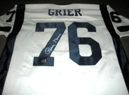 Rosey Grier Losangeles Rams Rare Aaa/Coa/Holo
