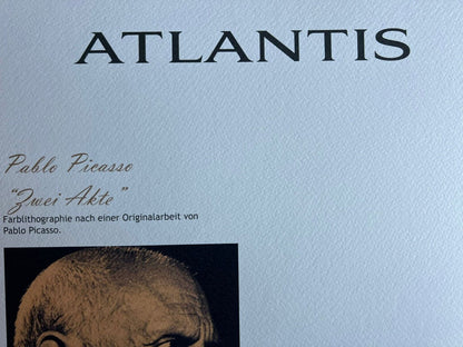 Pablo Picasso Lithograph Coa 180Es. Signed Numbered And Limited