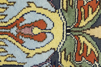 One-Of-A-Kind Birds Design Chobi Oriental Rug