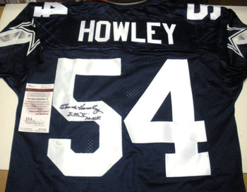 Chuck Howley Dallas Cowboys Mvp Jsa/Coa Signed