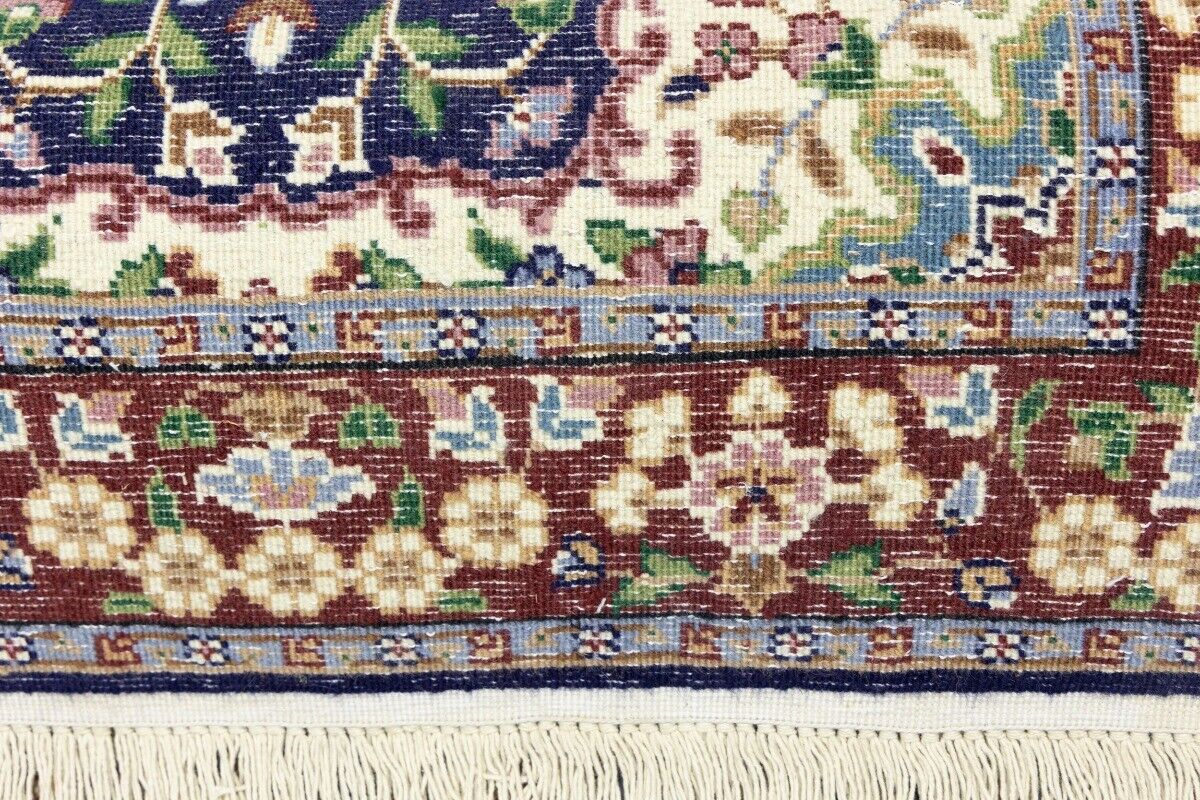 Handmade Kirman Rug Classic Floral Medallion