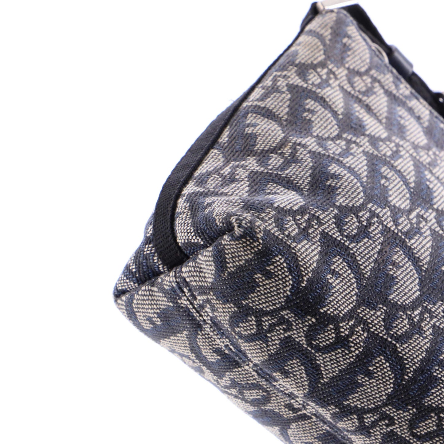 Christian Dior Vintage Trotter Pochette Shoulder Bag Diorissimo Canvas Small