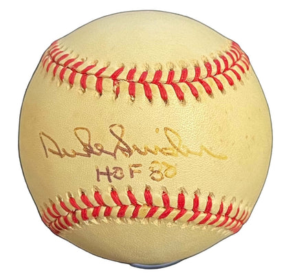 Duke Snider Hof 80 Autographed Official Jackie Robinson 50Th Anniversary Basebal