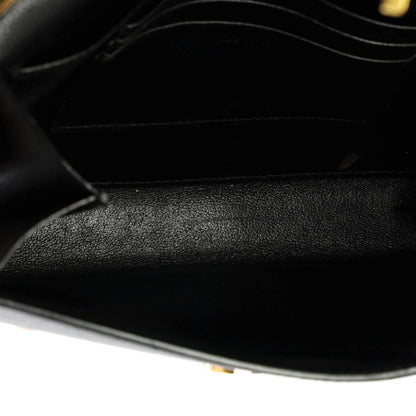 Saint Laurent Cassandra Chain Shoulder Bag Leather Small