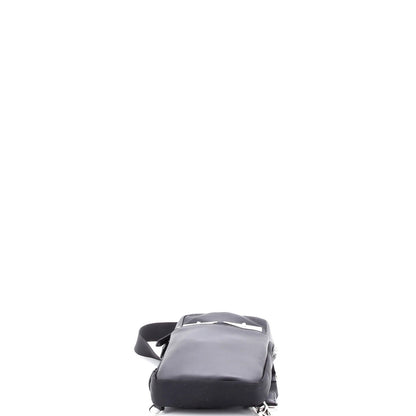 Fendi Monster Sling Bag Nylon And Leather Medium