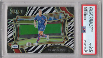 Trinity Rodman 2023-24 Select Fifa #224 Psa Gem Mt 10 Card /25