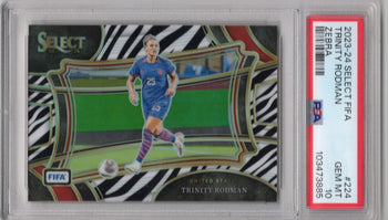 Trinity Rodman 2023-24 Select Fifa #224 Psa Gem Mt 10 Card /25