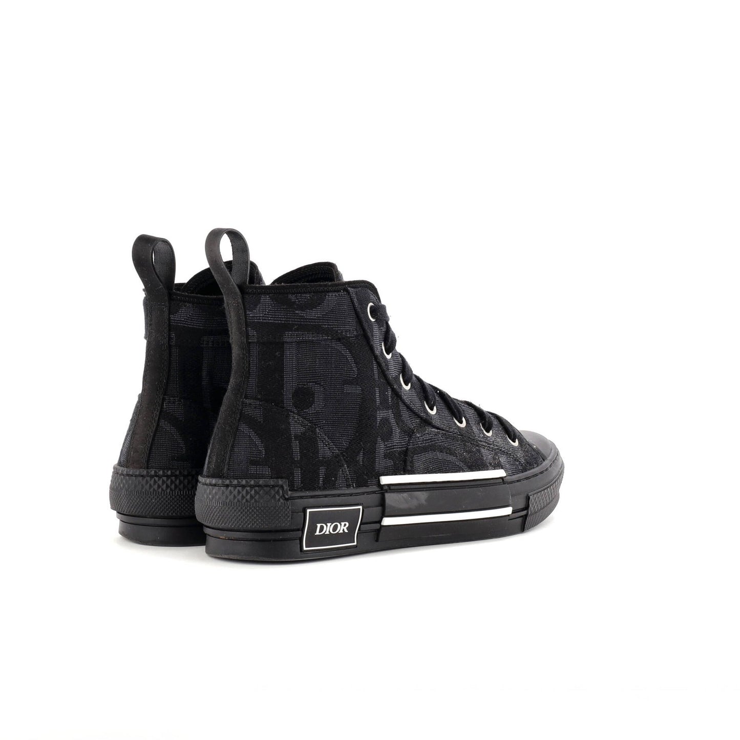 Canvas Christian Dior Men's B23 High-Top Sneakers Maxi Oblique