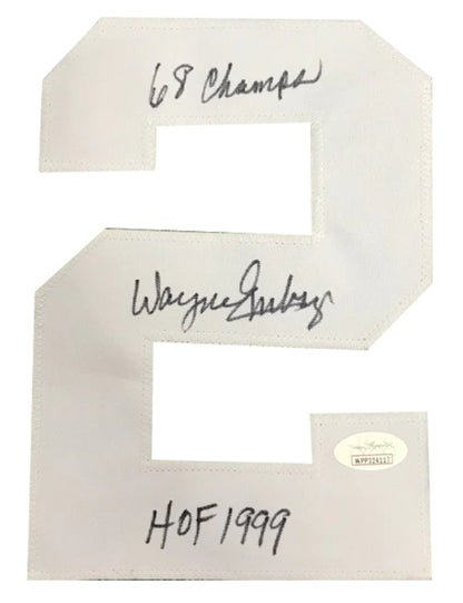 Wayne Embry Autographed "68 Champs Hof 1999" Boston Celtics Jersey (Jsa)
