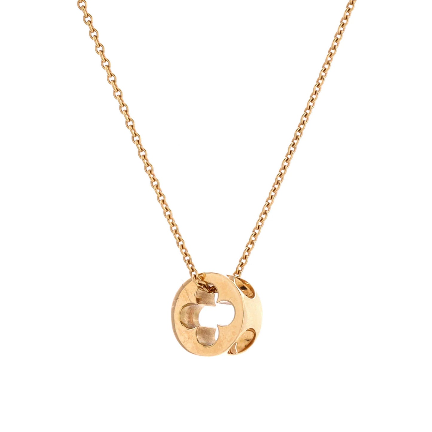 Louis Vuitton Empreinte Pendant Necklace 18K Yellow Gold