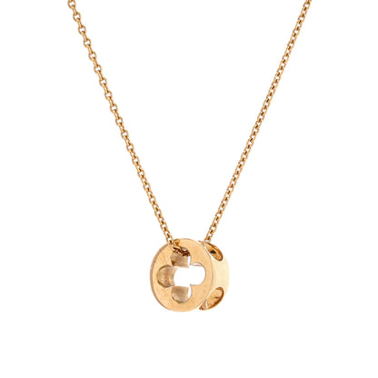Louis Vuitton Empreinte Pendant Necklace 18K Yellow Gold