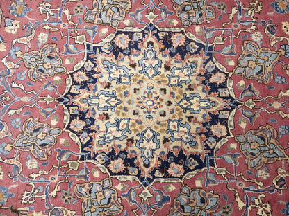 Handmade Semi-Antique Traditional Rug 9'8x12'5 ft Muted Colors