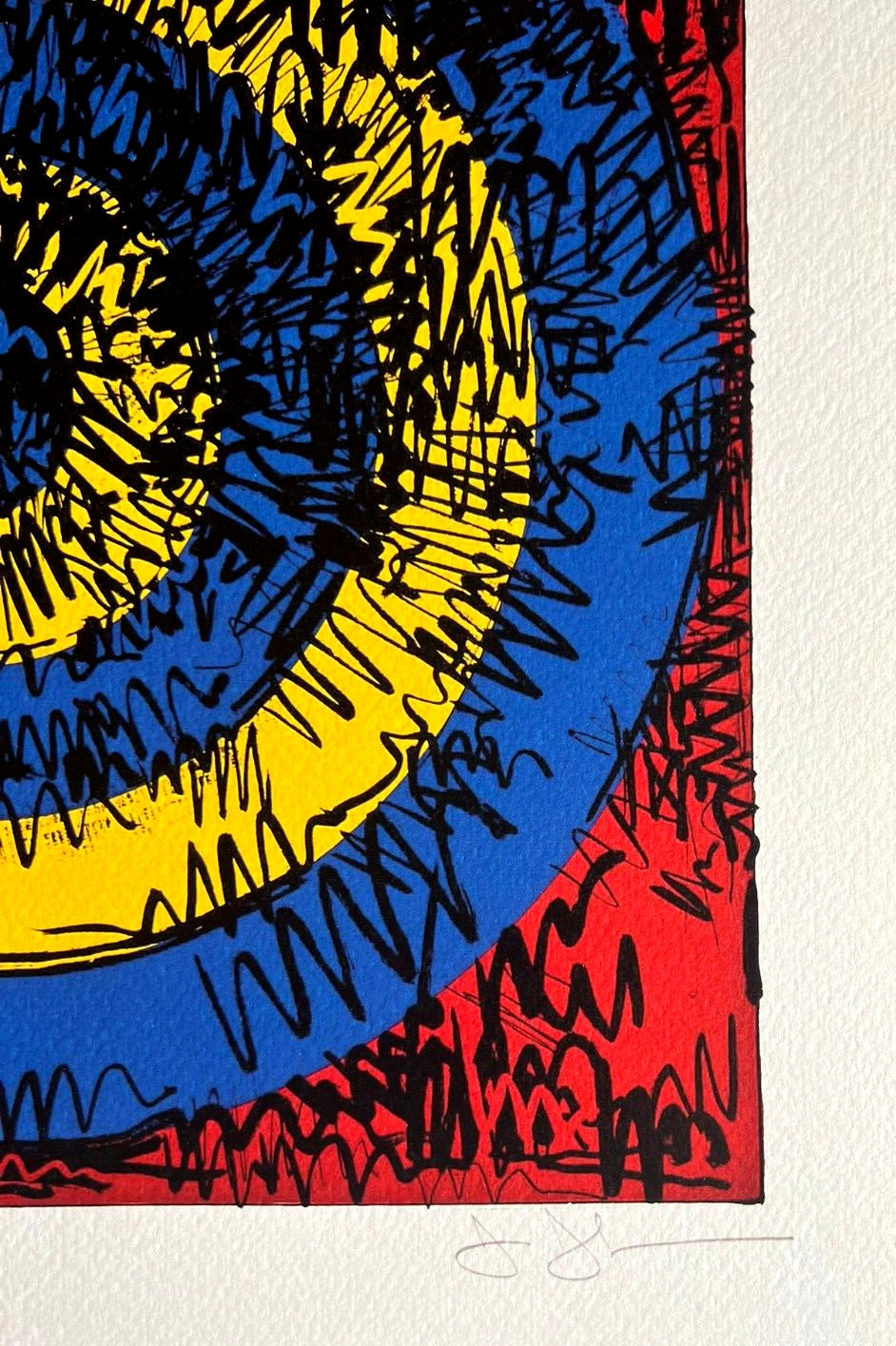 Jasper Johns Lithograph Coa Signed Op Numbered Limited Edition In 180Es