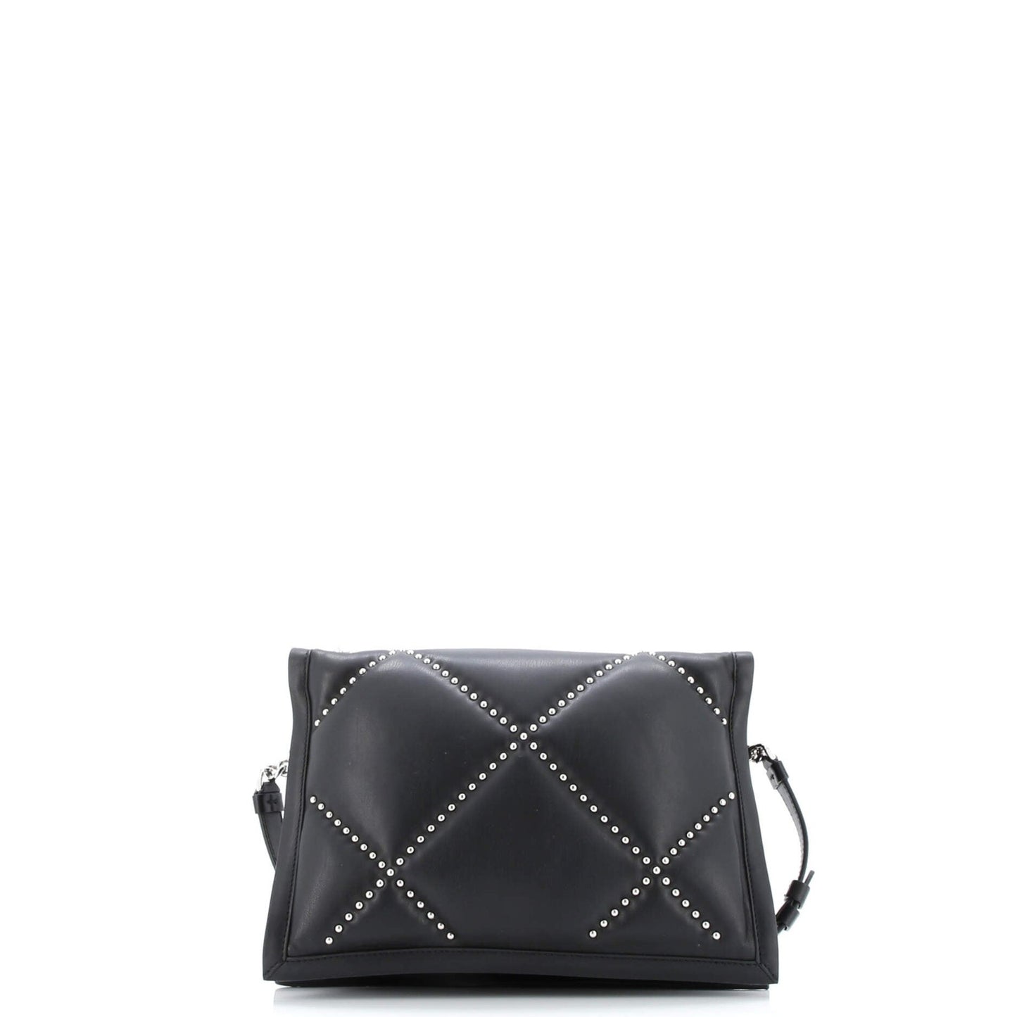 Salvatore Ferragamo Viva Bow Flap Bag Studded Leather Small