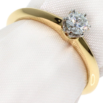 Tiffany&Co.   Ring Solitaire Diamond K18 Yellow