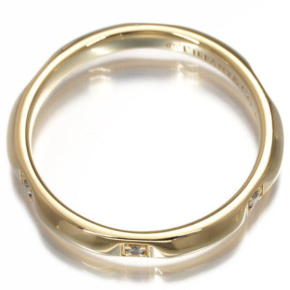 Tiffany&Co. Ring Diamond Tiffany T True 6P Us7 18K 750 Yellow Gold