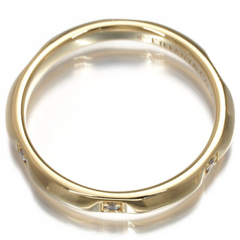 Tiffany&Co. Ring Diamond Tiffany T True 6P Us7 18K 750 Yellow Gold