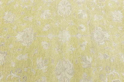 Hand-Knotted Muted Floral Transitional 8X10