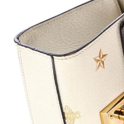 Gucci Padlock Shoulder Bag Printed Leather Small