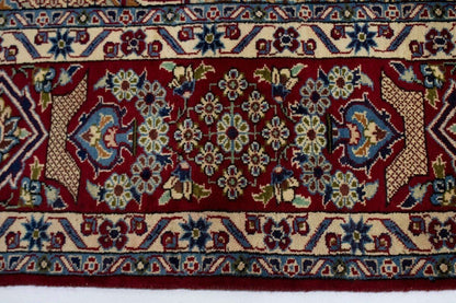 Vintage Oriental Rug Classic Floral Geometric