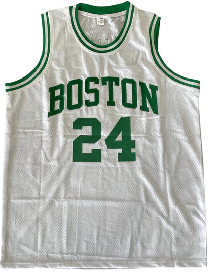 Sam Jones Autographed Boston Celtics Custom Xl Jersey (Jsa)