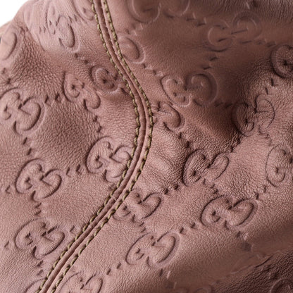 Gucci Bree Convertible Top Handle Bag Guccissima Leather Medium