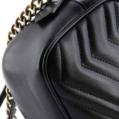 Gucci Gg Marmont Shoulder Bag Matelasse Leather Mini