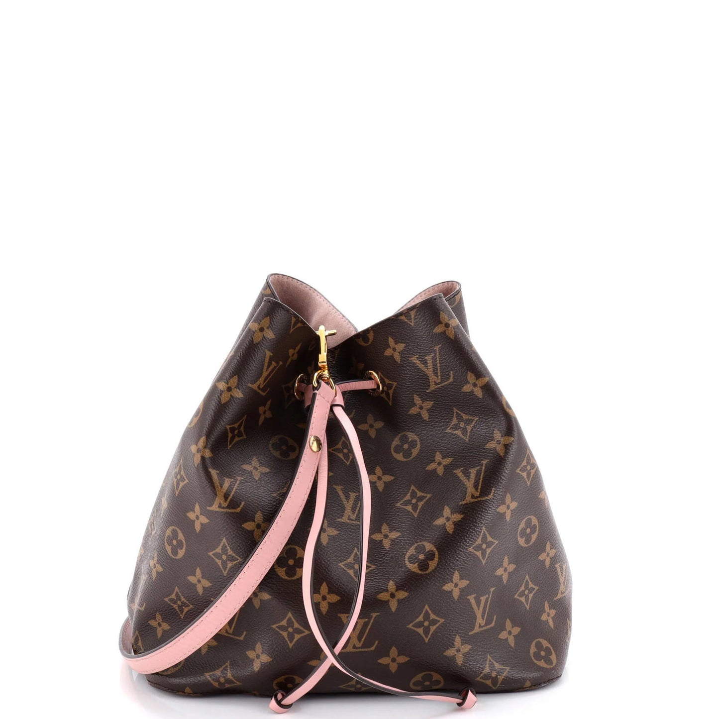 Louis Vuitton Neonoe Handbag Monogram Canvas With Leather Mm