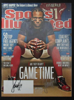 Larry Fitzgerald Signed 2011 Sports Illustrated