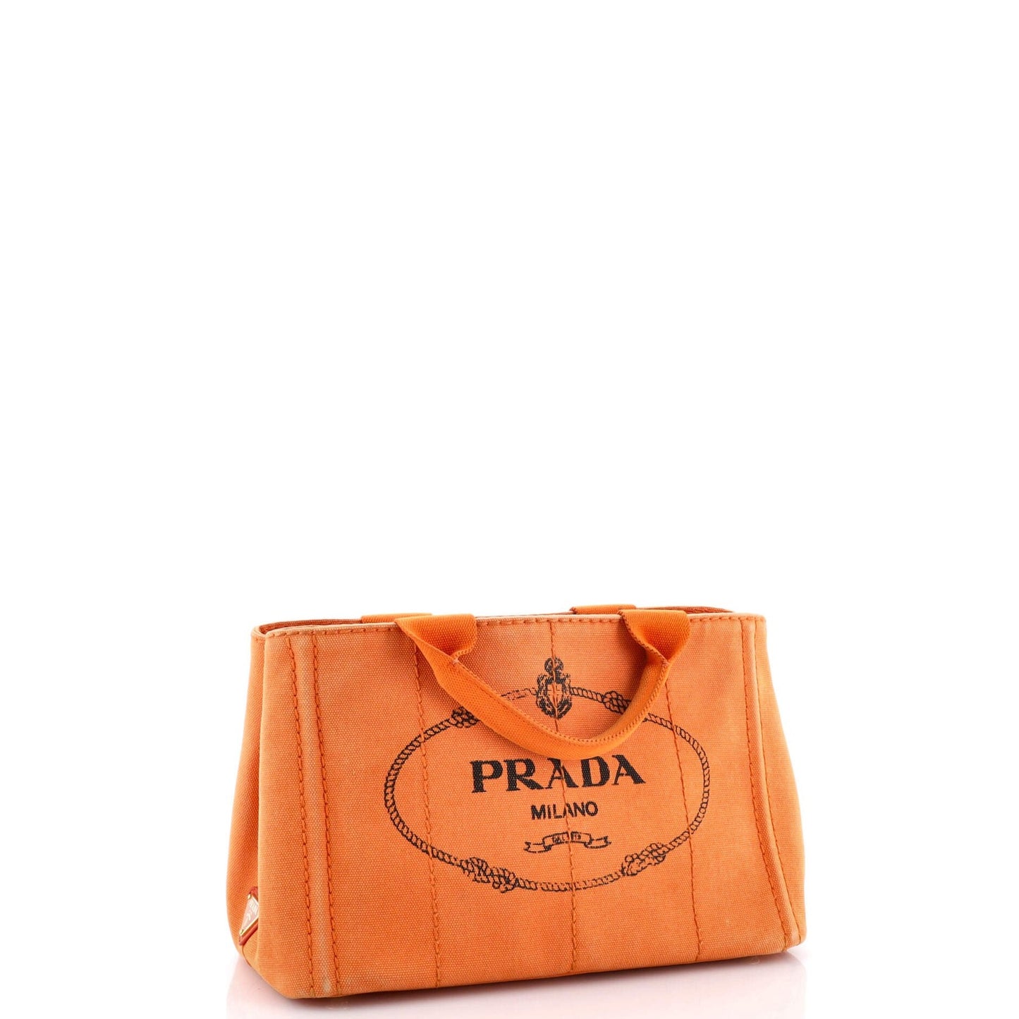 Prada Canapa Convertible Tote Canvas Mini