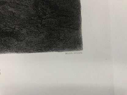 Leonardo Da Vinci La Vierge L'Enfant Jesus Et St. Anne " Etching