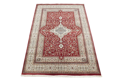 Extra Fine Handmade Wool Oriental Rug 6'5X9'9 Ft