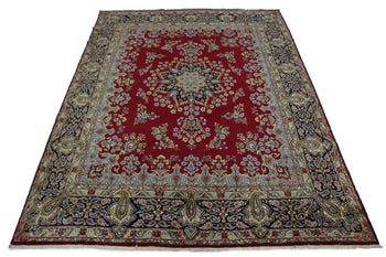 One-Of-A-Kind Vintage Handmade Oriental Rug