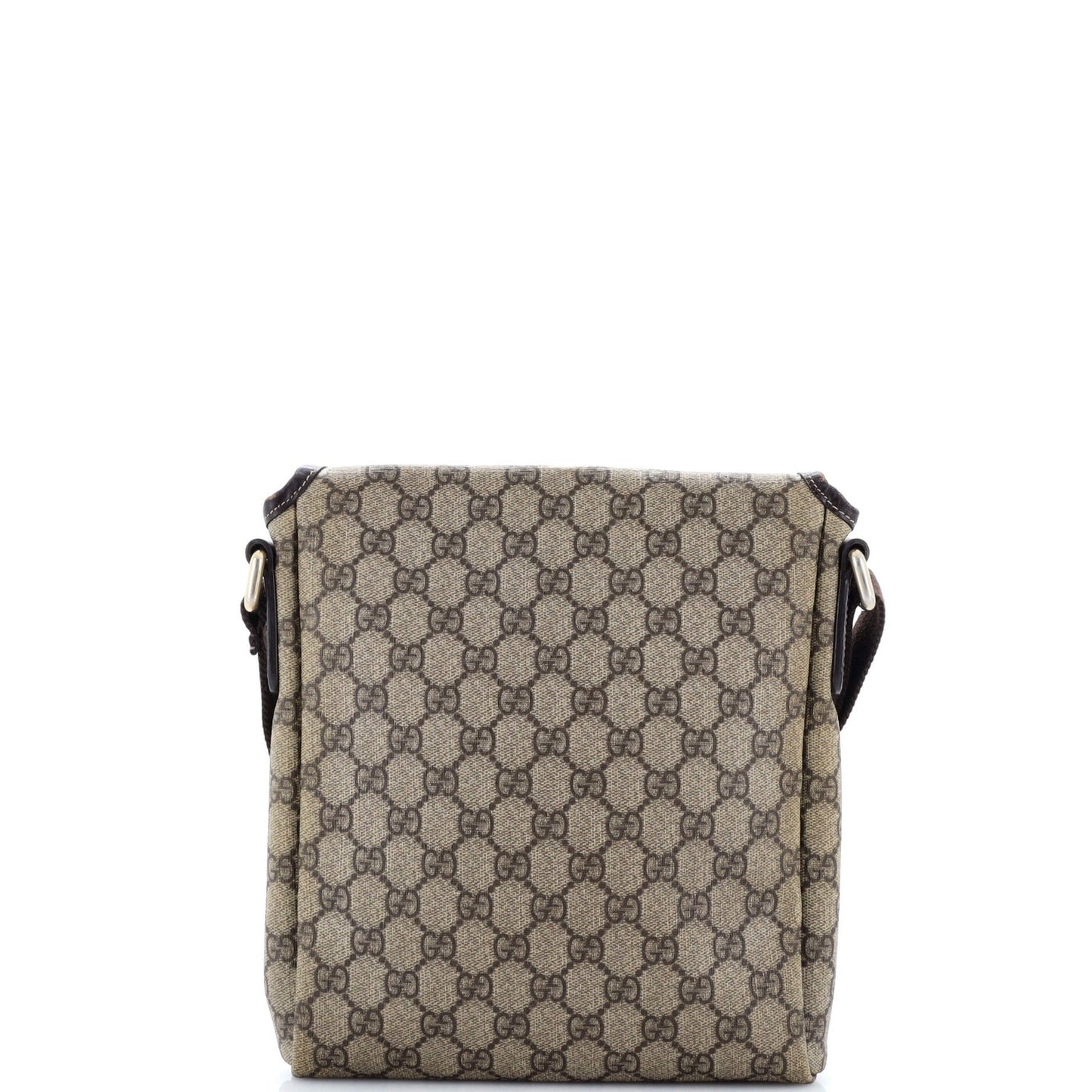 Gucci Flap Messenger Gg Coated Canvas Small