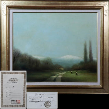 Walter Dusatti (Italy) Original Oil Painting Landscape Countryside Signed Framed