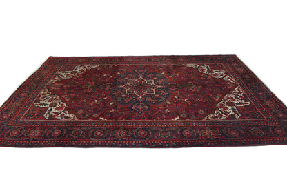 Vintage Hand-Knotted Floral Classic Style Wool