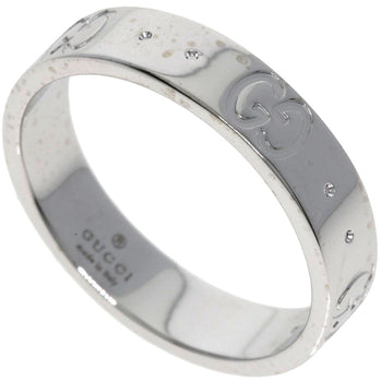 Gold GUCCI Icon # 9 Ring K18 White