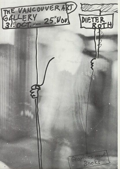 Dieter Roth Graphics And Books " Offset Lithograph Contemporary Blac