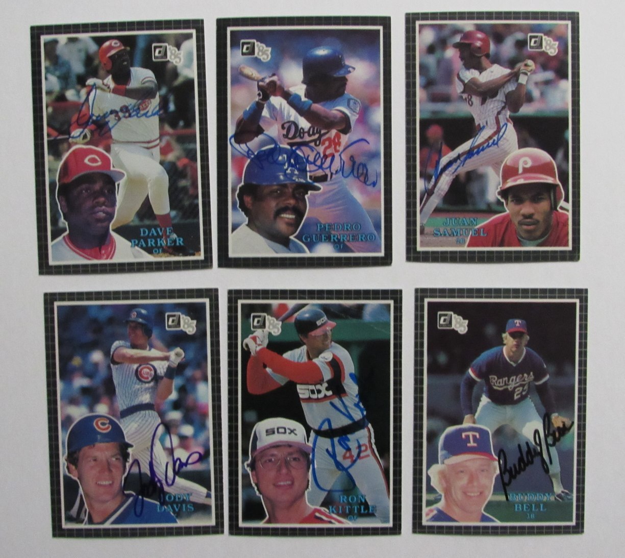 166772 Lot of 23 Signed/ Autograph 1985 Donruss Action All Stars Jumbo Postcards