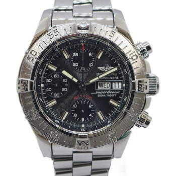 Breitling Chrono Super Ocean A111Bjlprs Black Men'S Used Watch #61123