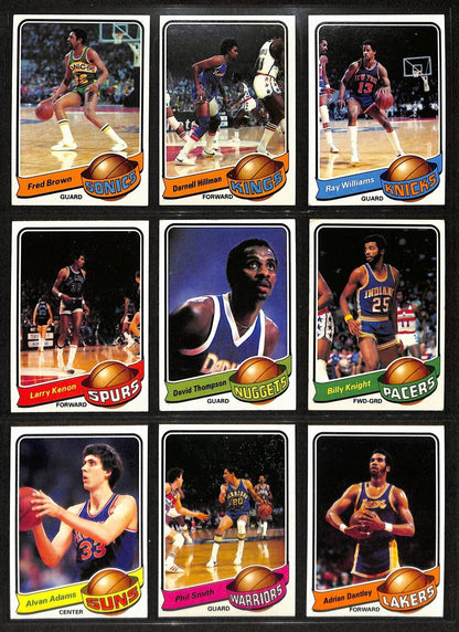 1979-80 Topps Basketball Complete Set (132)