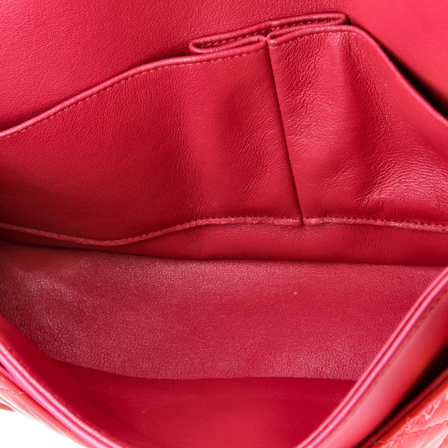 Chanel Classic Double Flap Bag Quilted Patent Medium